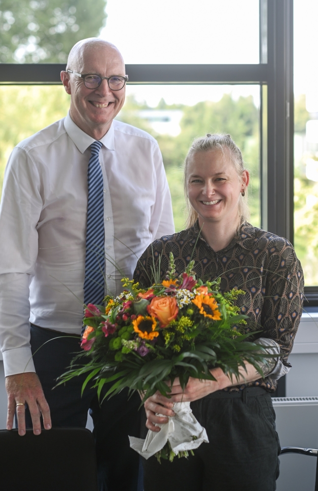 Expertin für eine zukunftsfähige Landwirtschaft > PK Stiftungsprofessur Gratulation | Wirtschaftsförderung Kreis Kleve